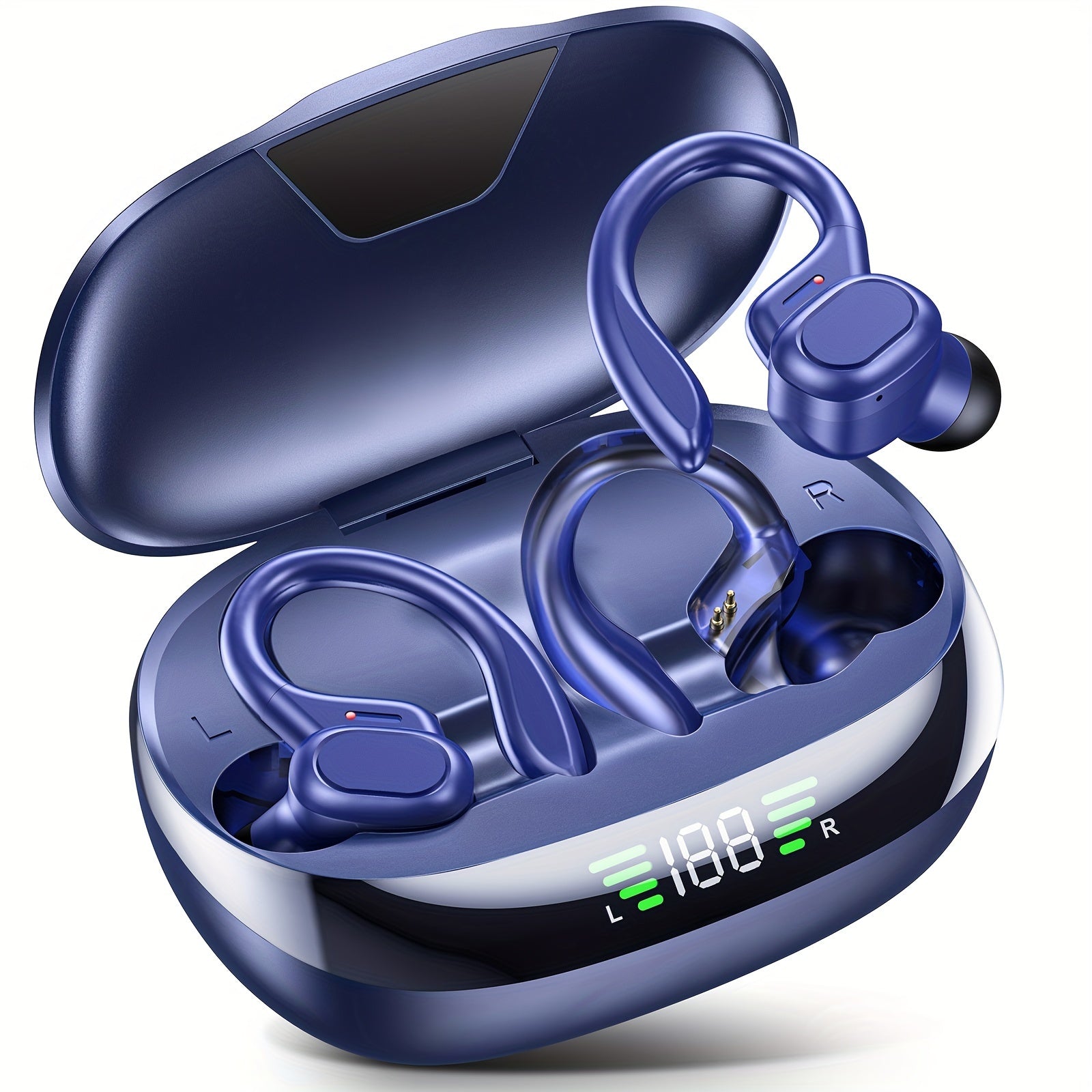 ANKRIYUL True Wireless Earbuds | Sport-Friendly, Touch Control, USB-C LED Case