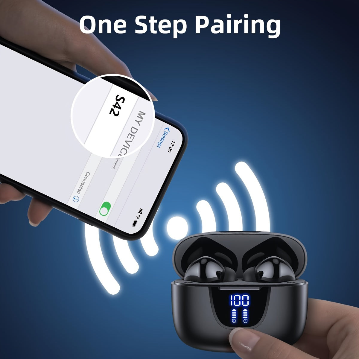 5.3 Bluetooth Earbuds | 30H Battery, 13mm Speakers, All-Mode Compatibility