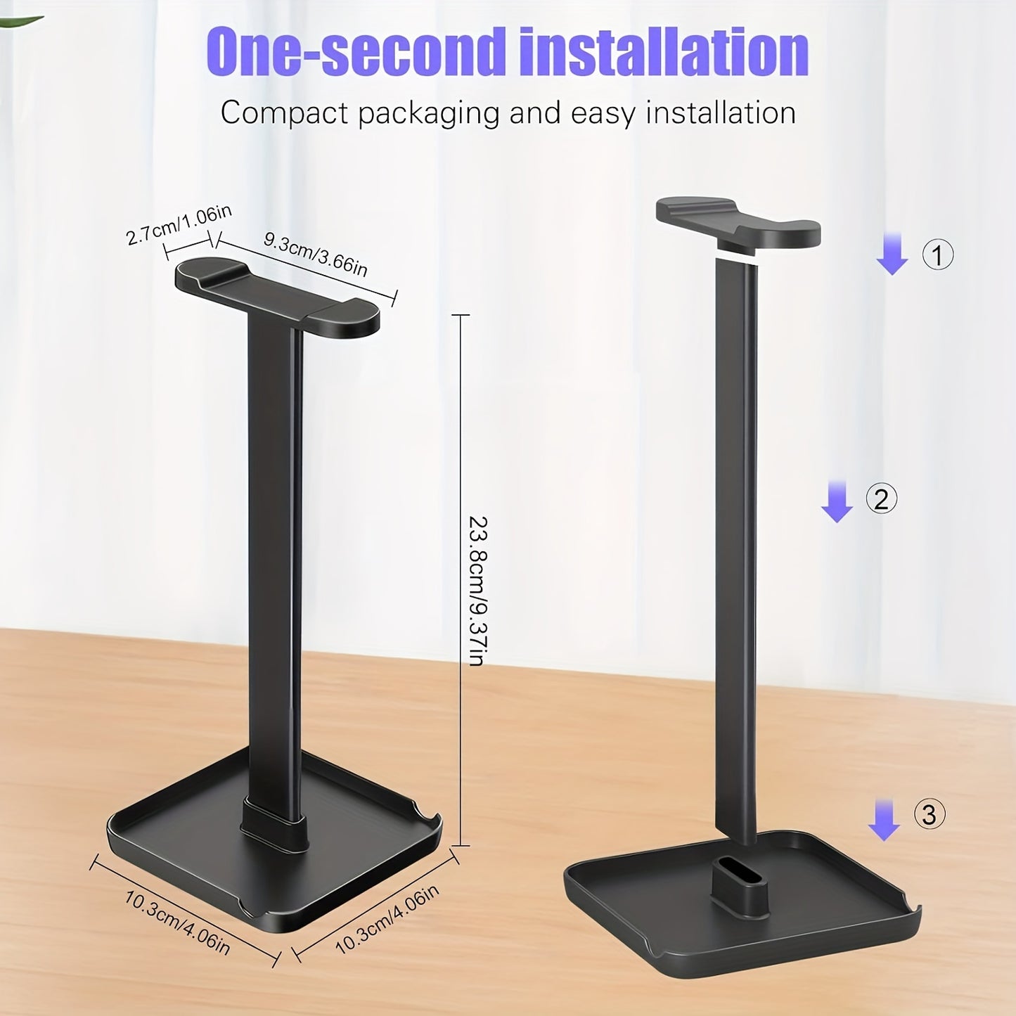 The All-in-One Headphone Dock | Phone Tray & Cable Management