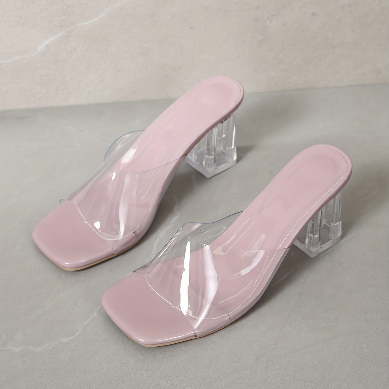 Women's Crystal Chunky Heel Sandals