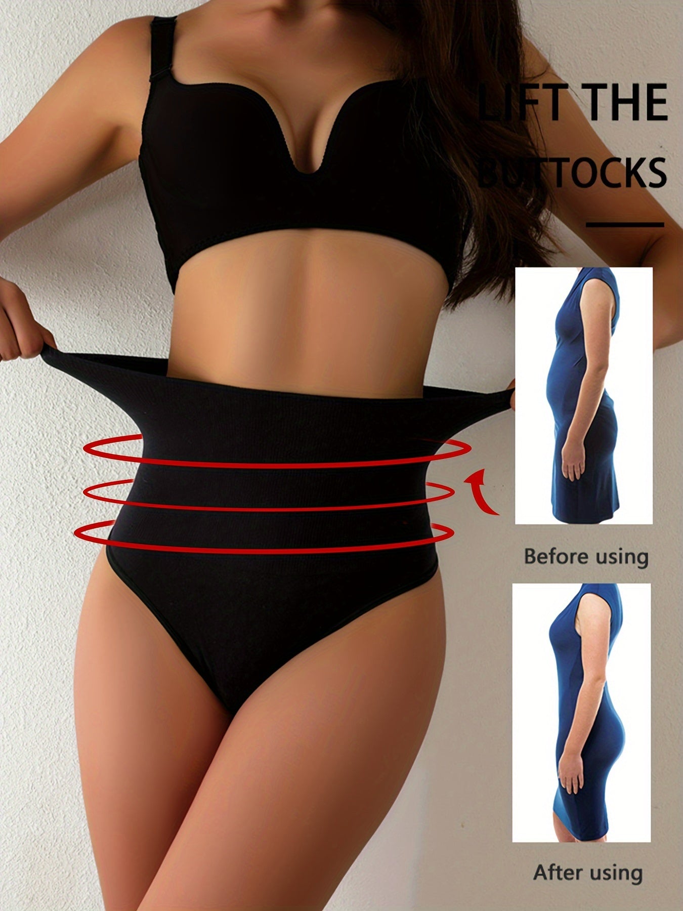 Women's Seamless High-Waist Shaping Shorts | Firm Tummy Contro