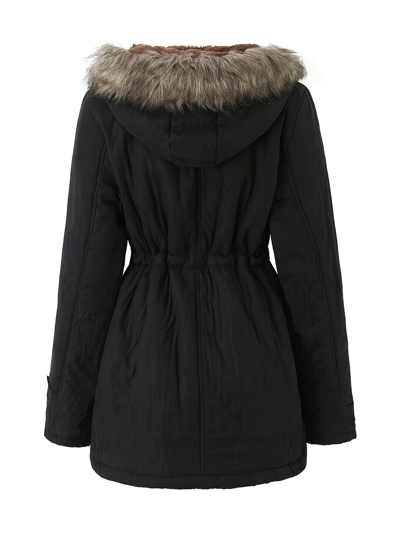 Women heavy duty hooded winter coat