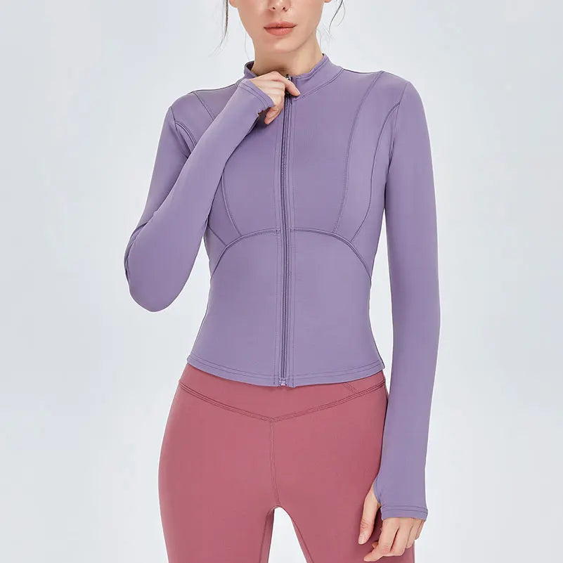 Women Gym Wear Ladies Gym Fitness Slim Fitting Tracksuit Pants Yoga Jacket for Women