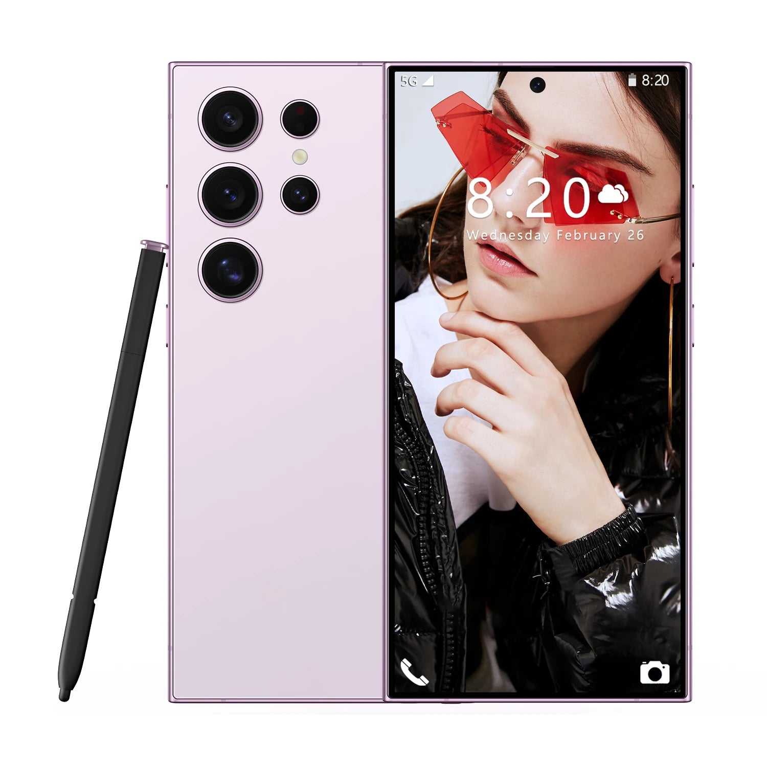 2025 Online Retailer Ultra Original Unlock 7.3 Inch 12GB+512GB Android 5G Smartphone S25 8000mAh S-Pen 4G 5G WIFI Mobile Phones