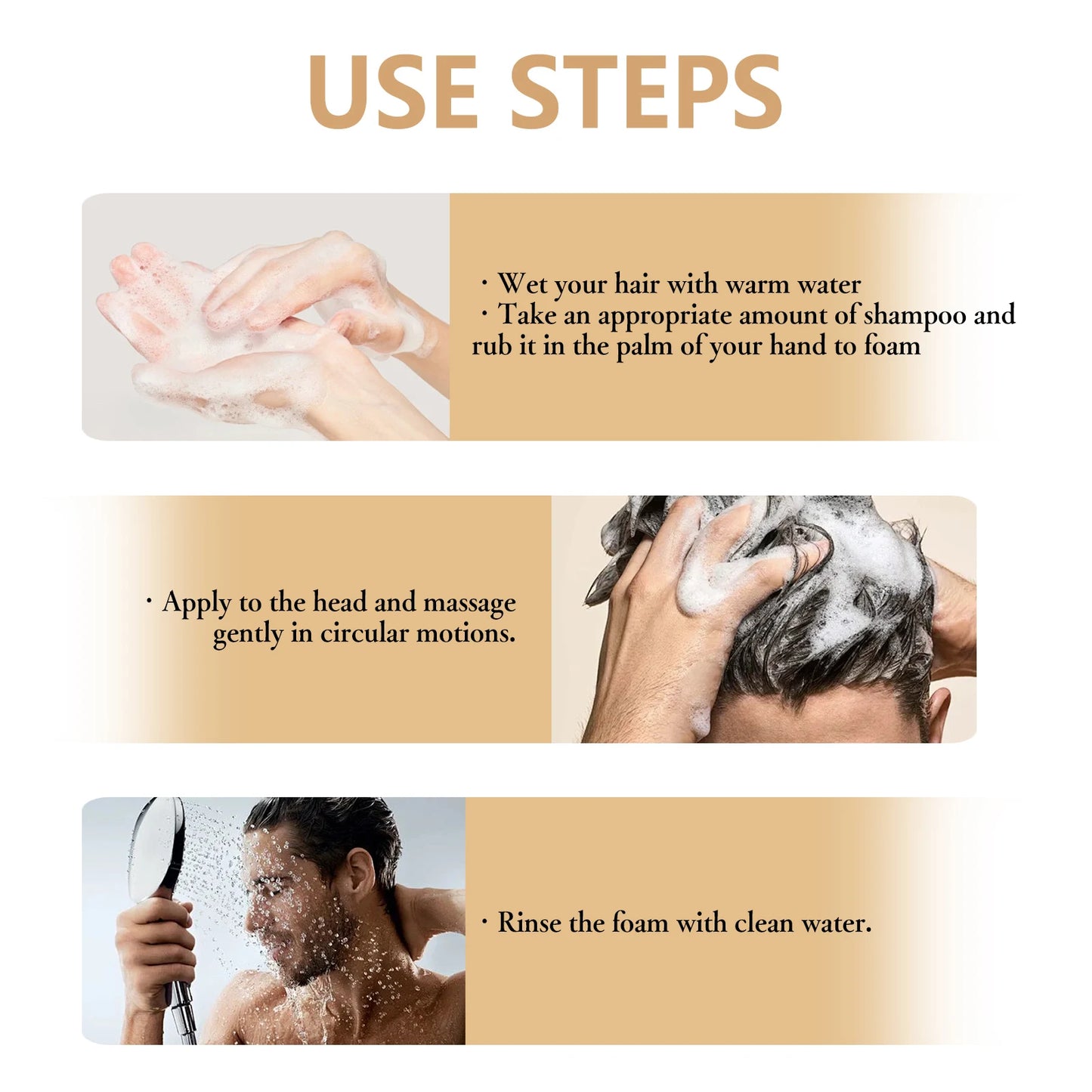 Hair Growth Shampoo for Men Root Activator