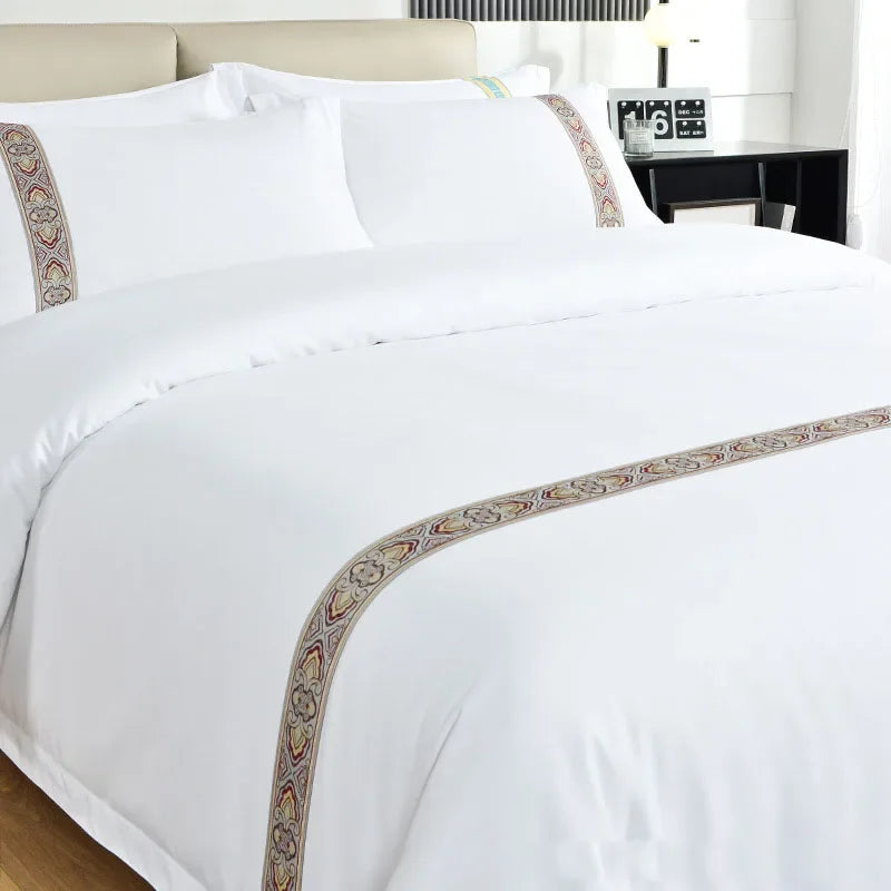 Hotel Collection Bedding Set - Solid Color, Wrinkle-Free, All-Season