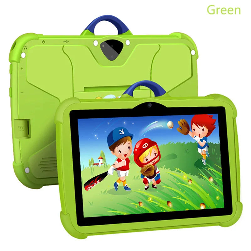 Cartoon Pattern Kids Tablet 7 Inch Quad Core 4GB RAM 64GB ROM Android