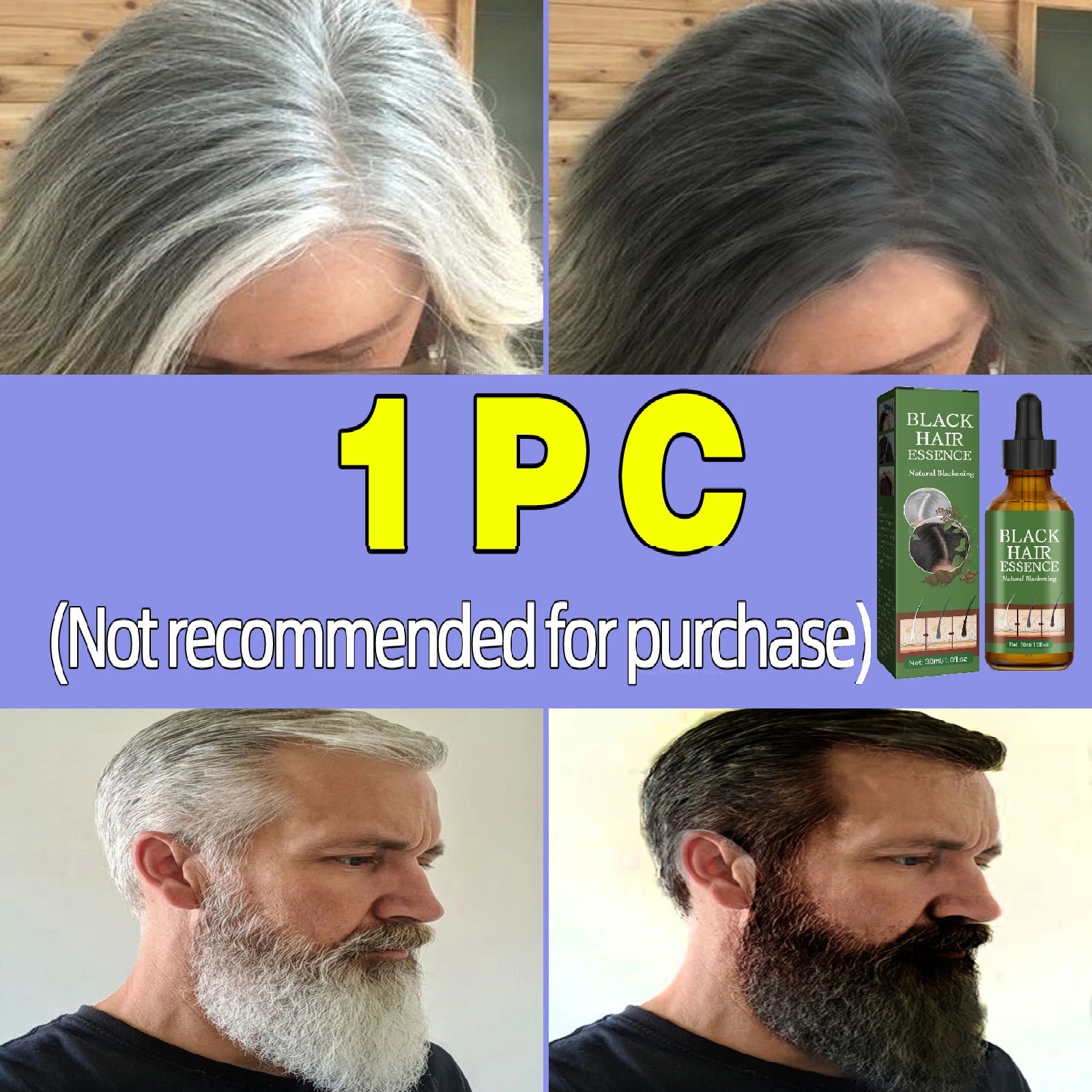 Anti Gray Hair Essence Hair Blackening Serum