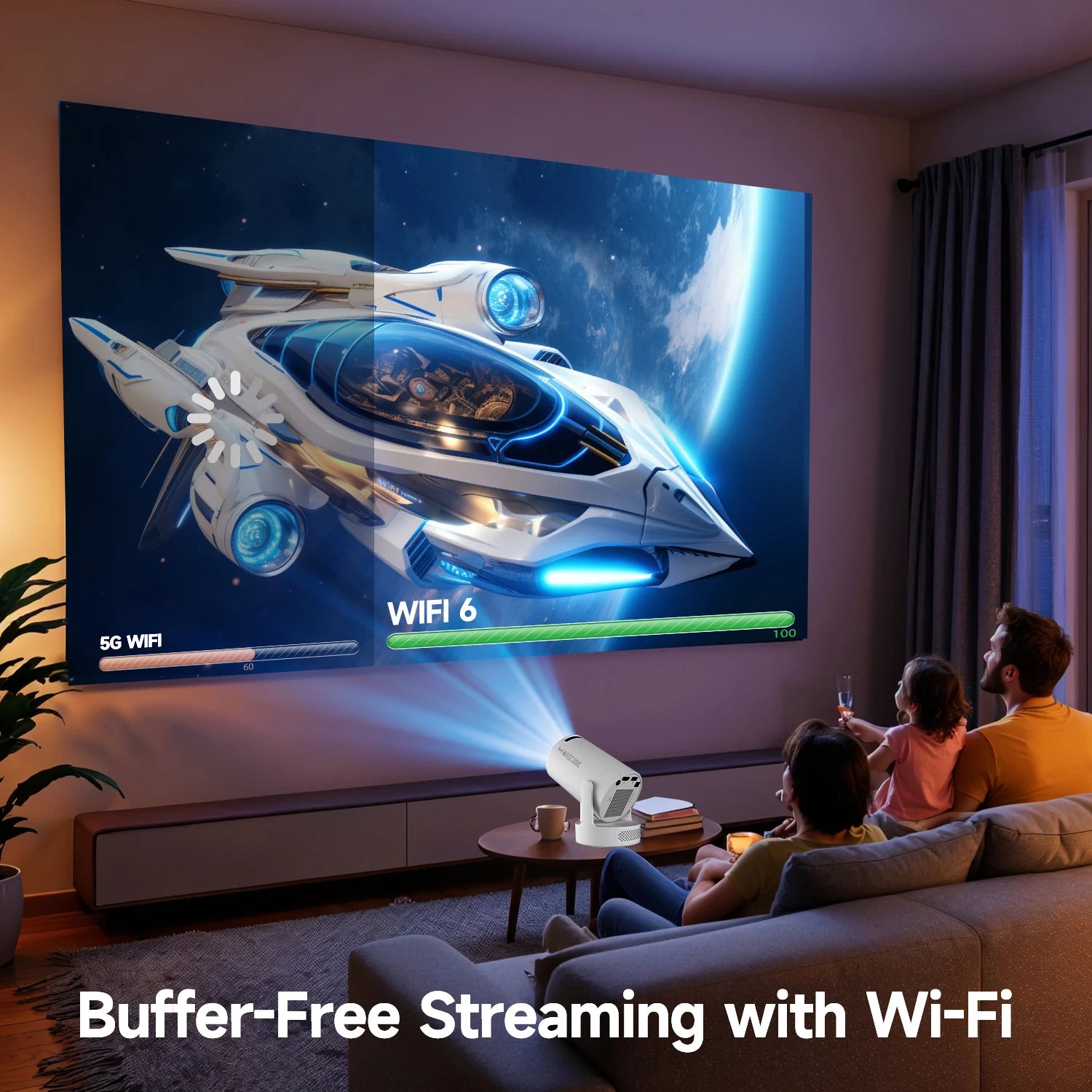 Magcubic HY300 Pro+: Your Smart 720P Home Cinema