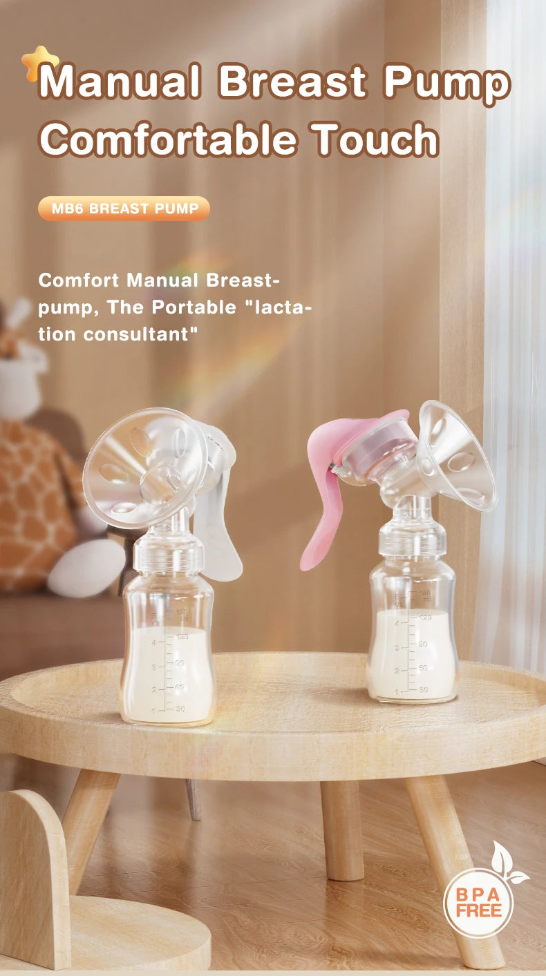 MAMIJOY  Breast Pump Baby Nipple Manual