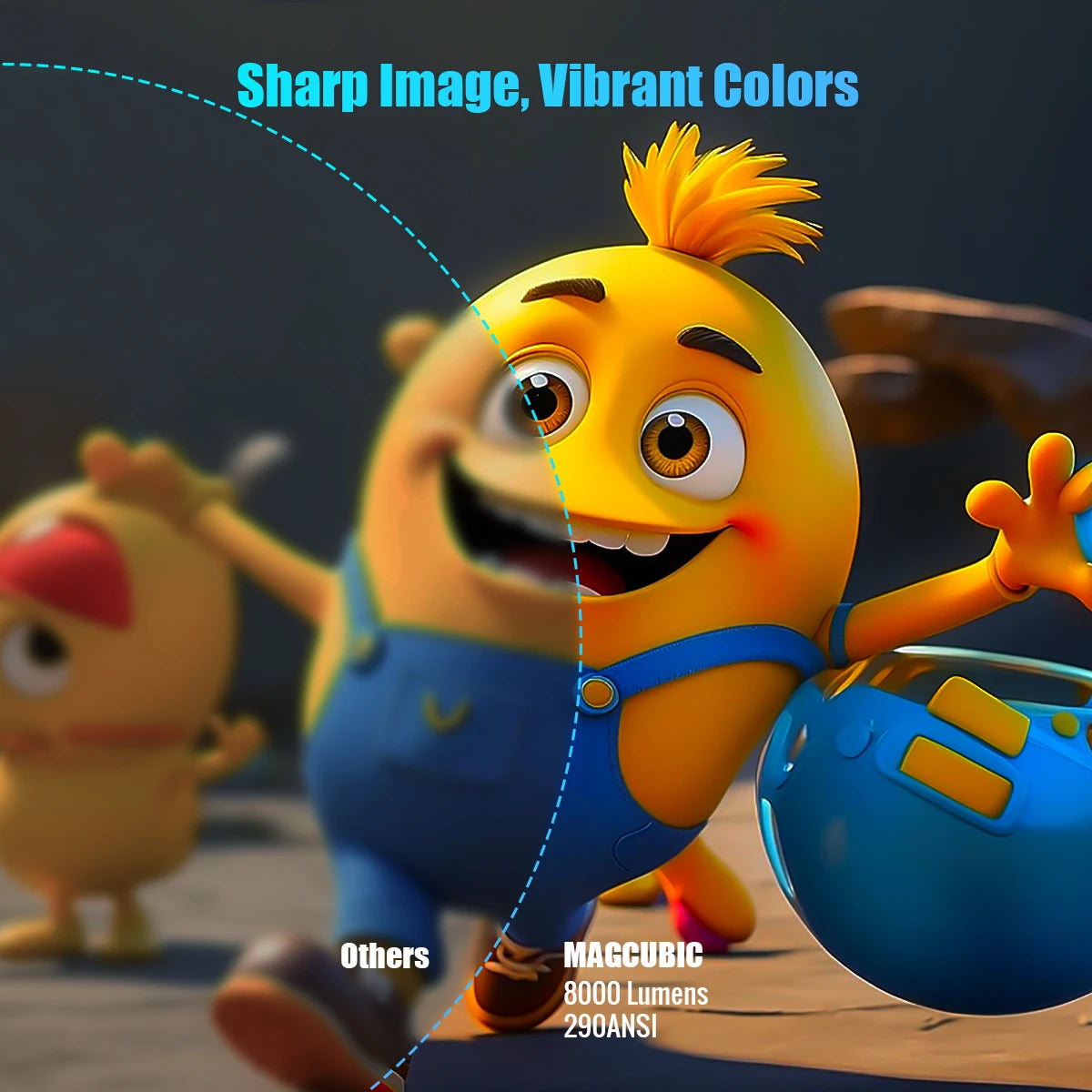 Magcubic HY300 Pro+: Your Smart 720P Home Cinema