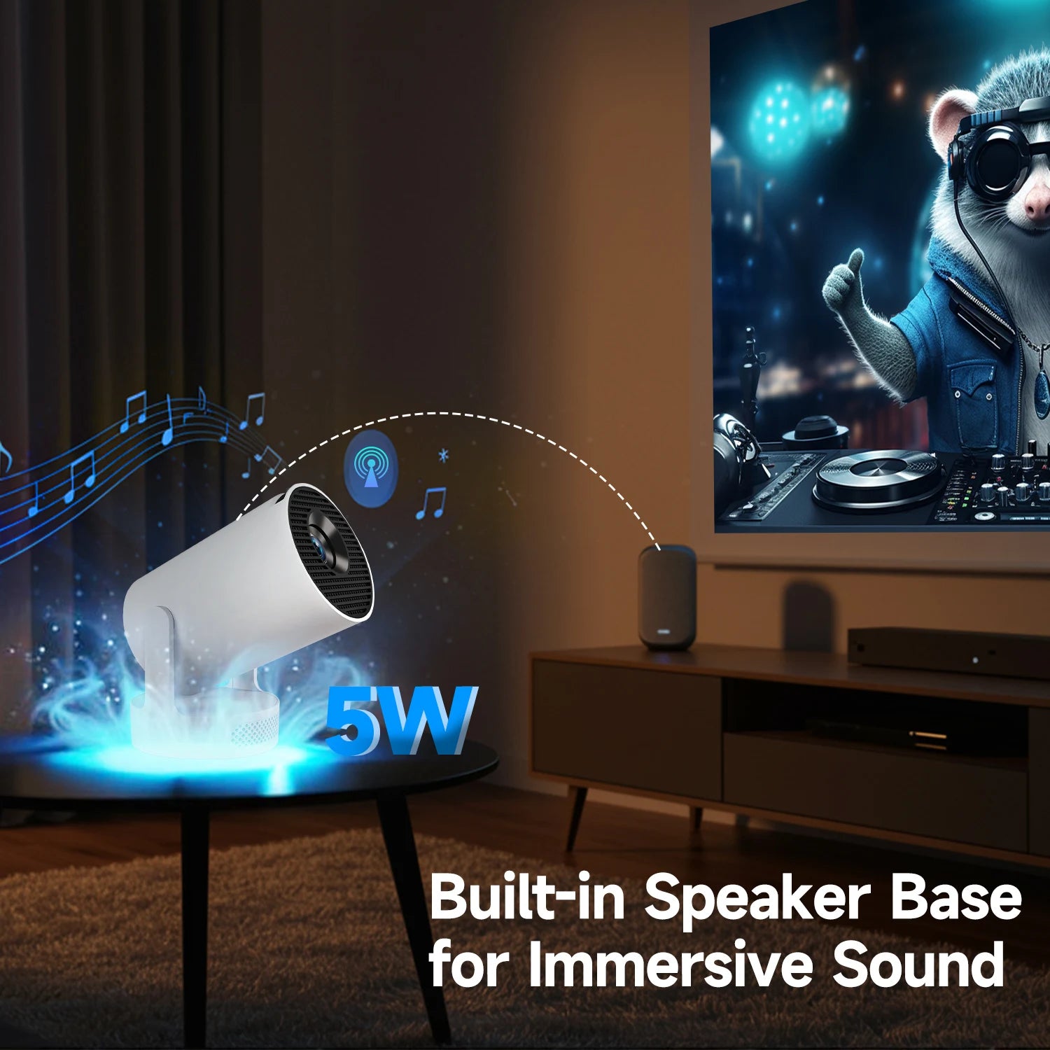 Magcubic HY300 Pro+: Your Smart 720P Home Cinema
