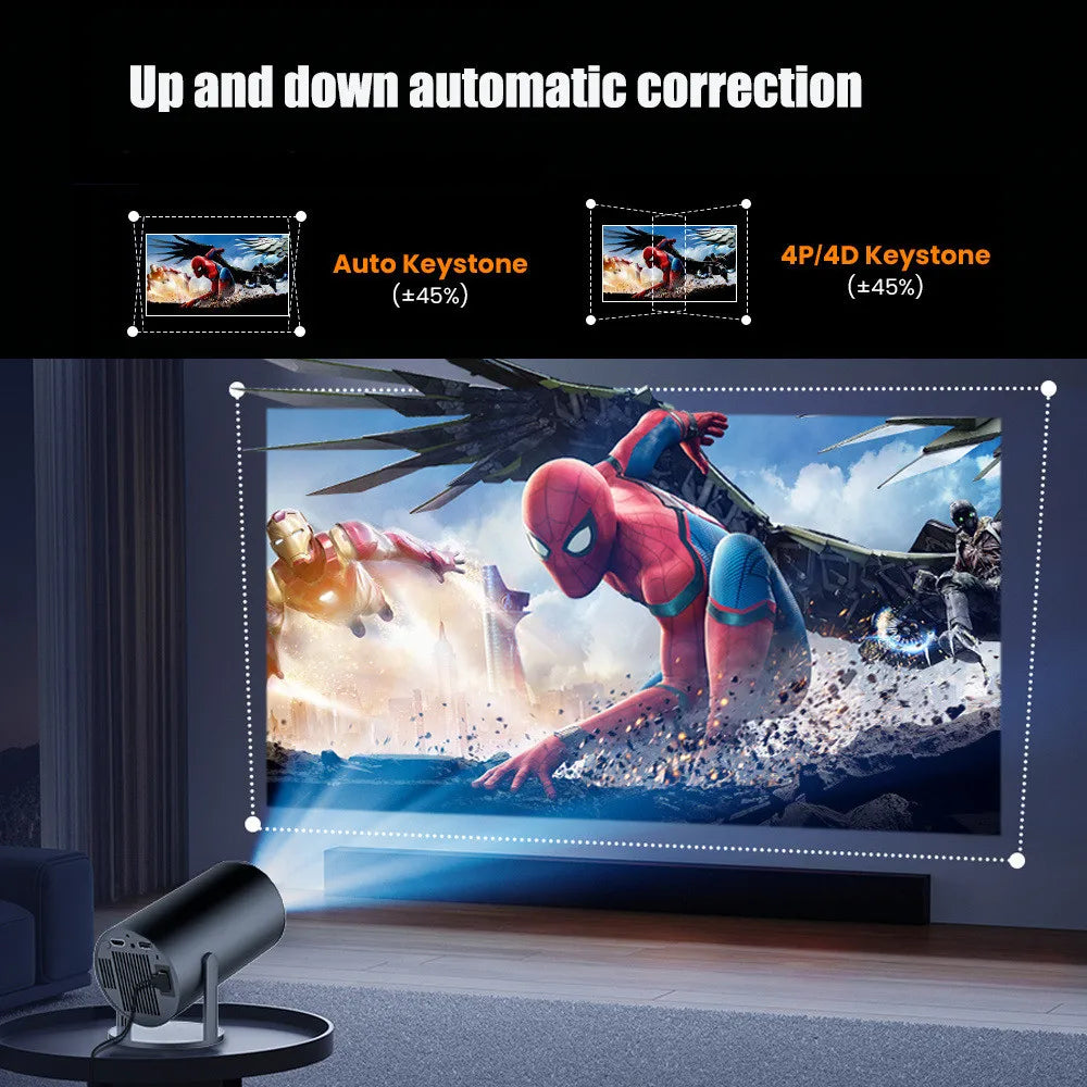 DITONG HY300 Plus HD Projector portatil 4K 1280x720P Android