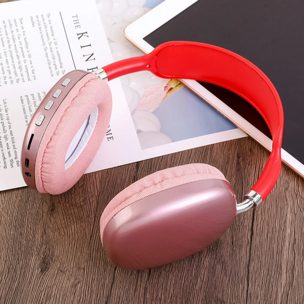 AuraWave Wireless Headphones, Smart Noise Reduction, Hi-Fi Stereo Sound for Sports & Gaming