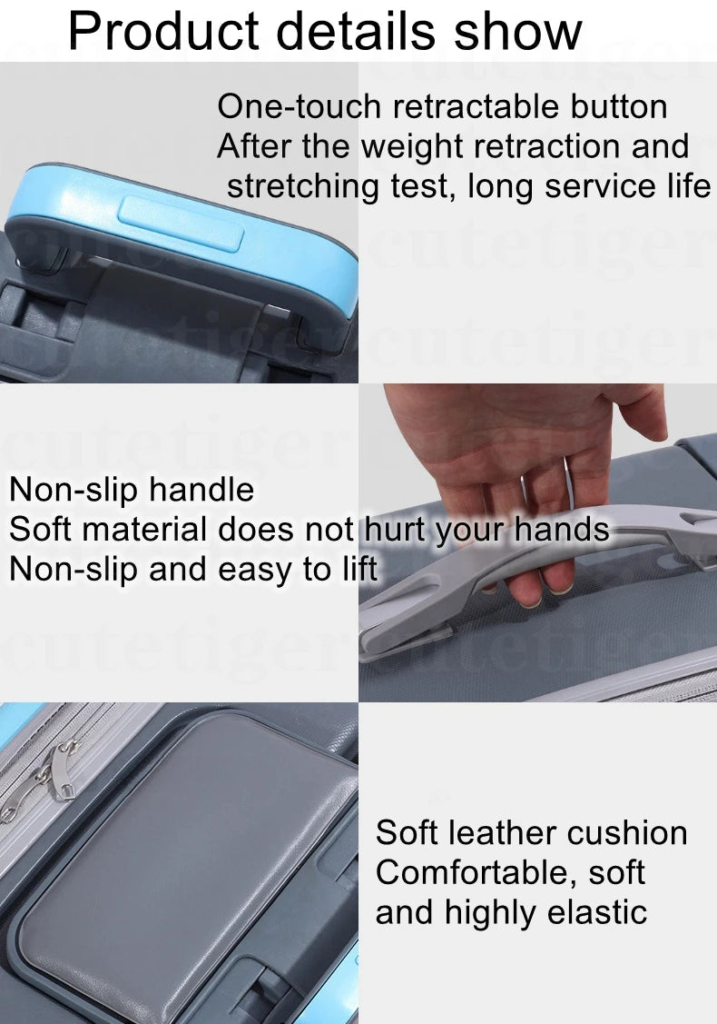 Can boarding suitcase Can sit and ride children's trolley bags lazy slip walker children's travel