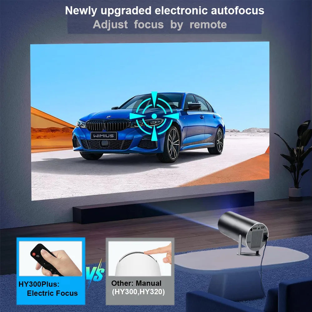 DITONG HY300 Plus HD Projector portatil 4K 1280x720P Android
