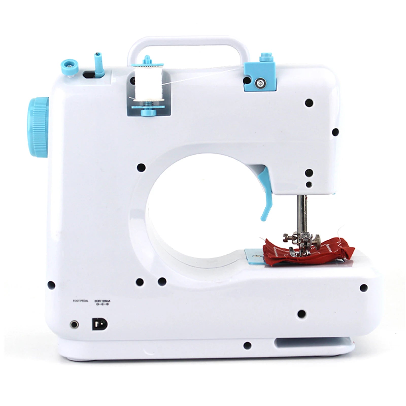 Portable Sewing Machine |12 Stitch Types, Horizontal Rotary Shuttle & Metal Hook