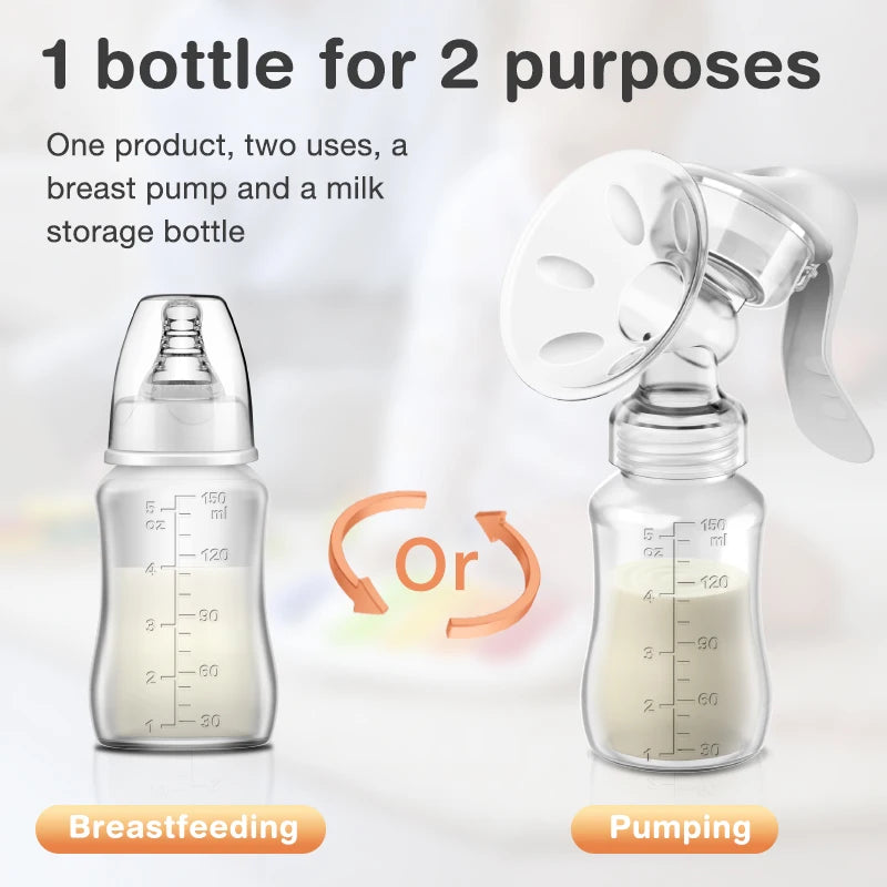 MAMIJOY  Breast Pump Baby Nipple Manual