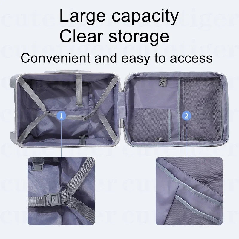 Can boarding suitcase Can sit and ride children's trolley bags lazy slip walker children's travel