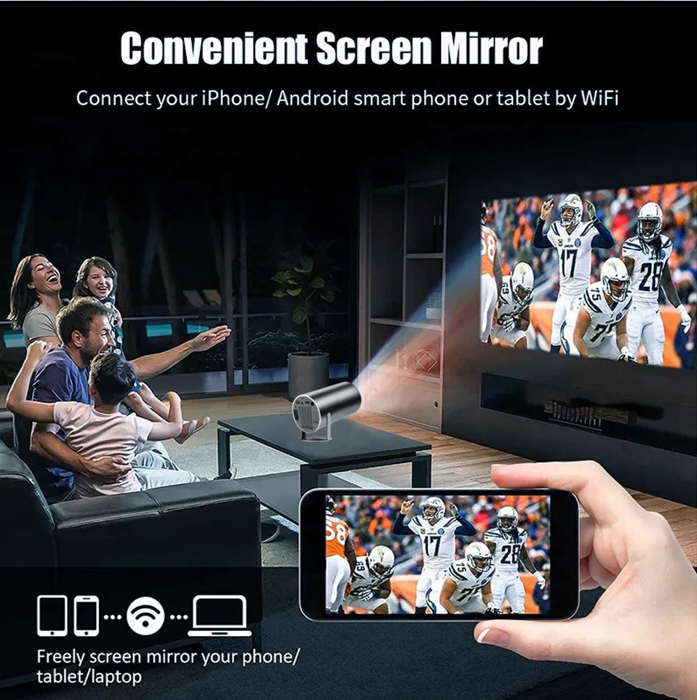 DITONG HY300 Plus HD Projector portatil 4K 1280x720P Android
