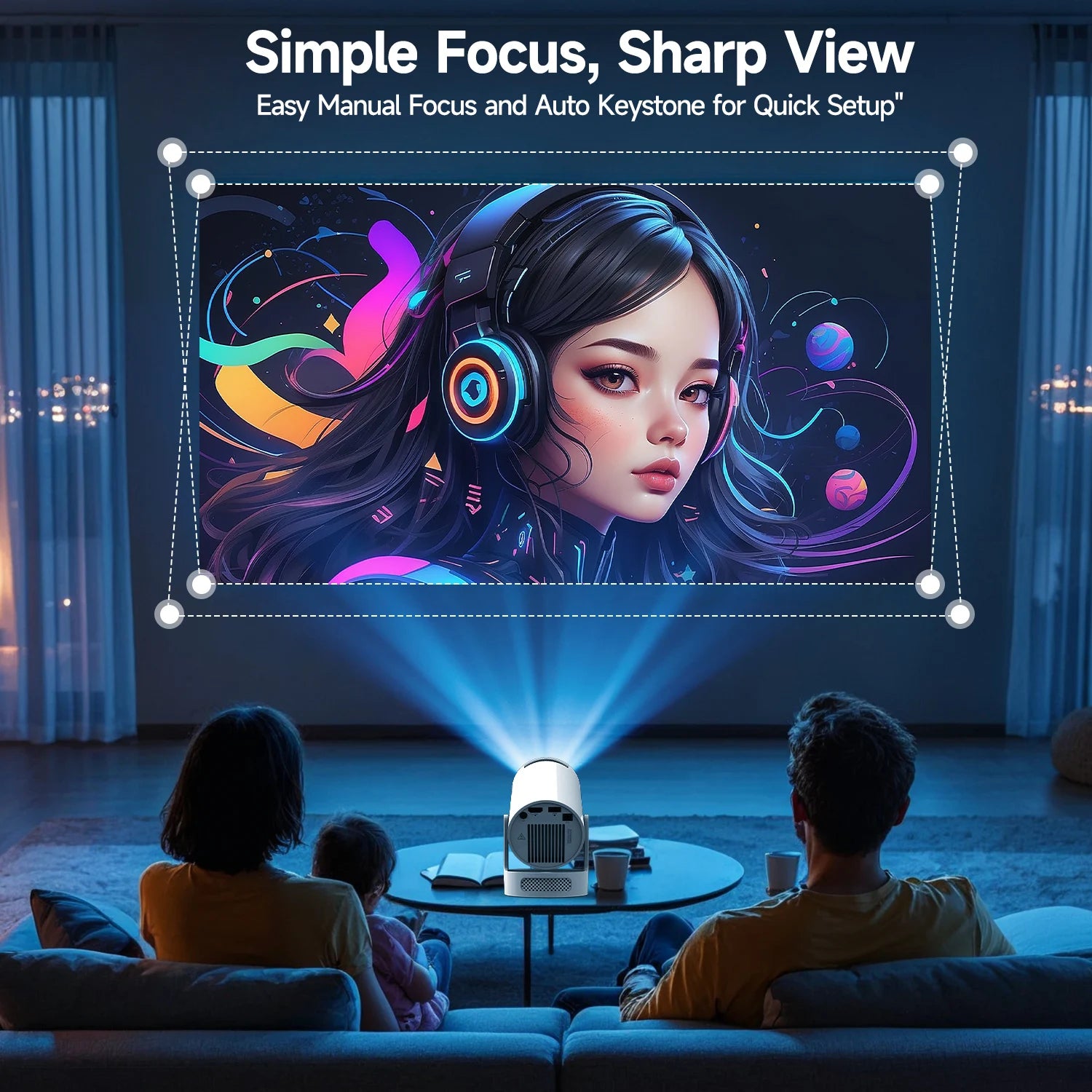 Magcubic HY300 Pro+: Your Smart 720P Home Cinema