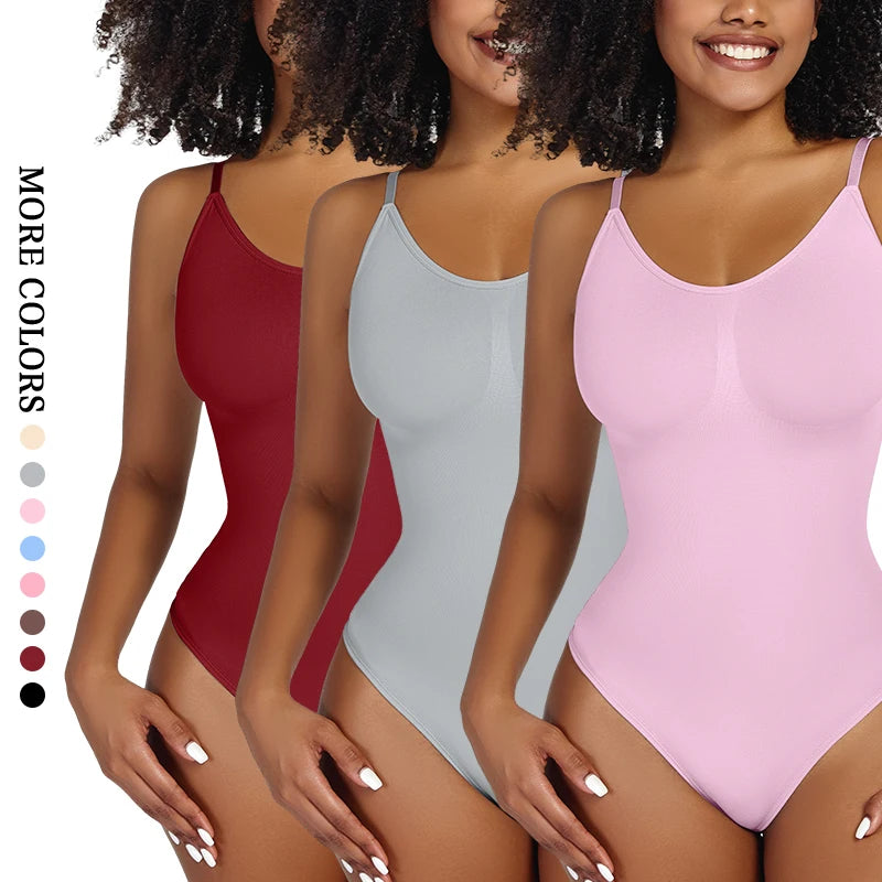 Full Body Shaper | All-in-One Slimming Bodysuit with Thong Back