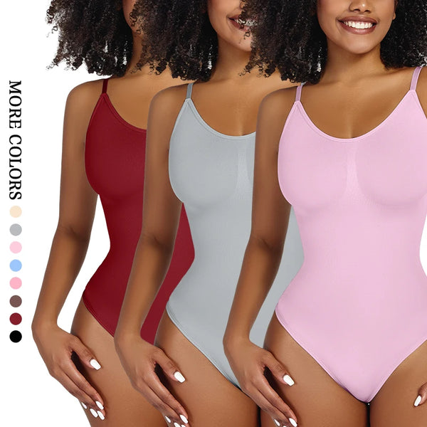 Full Body Shaper | All-in-One Slimming Bodysuit with Thong Back