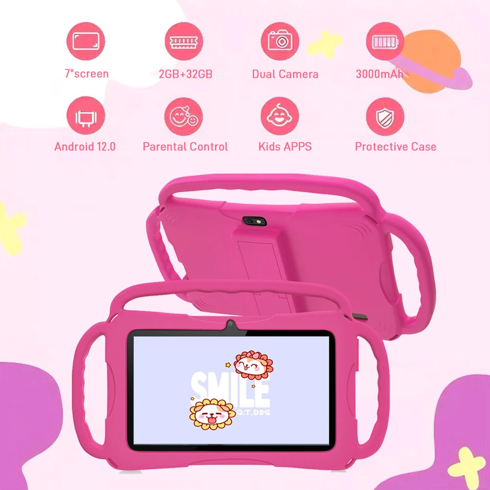 7 Inch Children's Android 5G WIFI 32GB Portable Mini Tablets