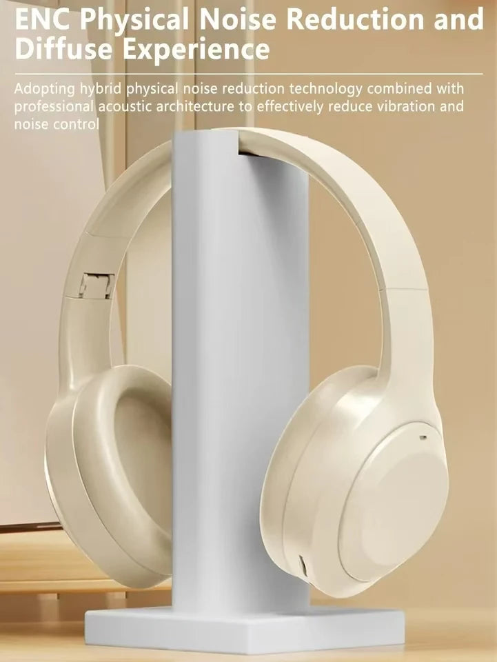 AuraWave Over-Ear Headphones - Wireless Hi-Fi for Gaming & Sports