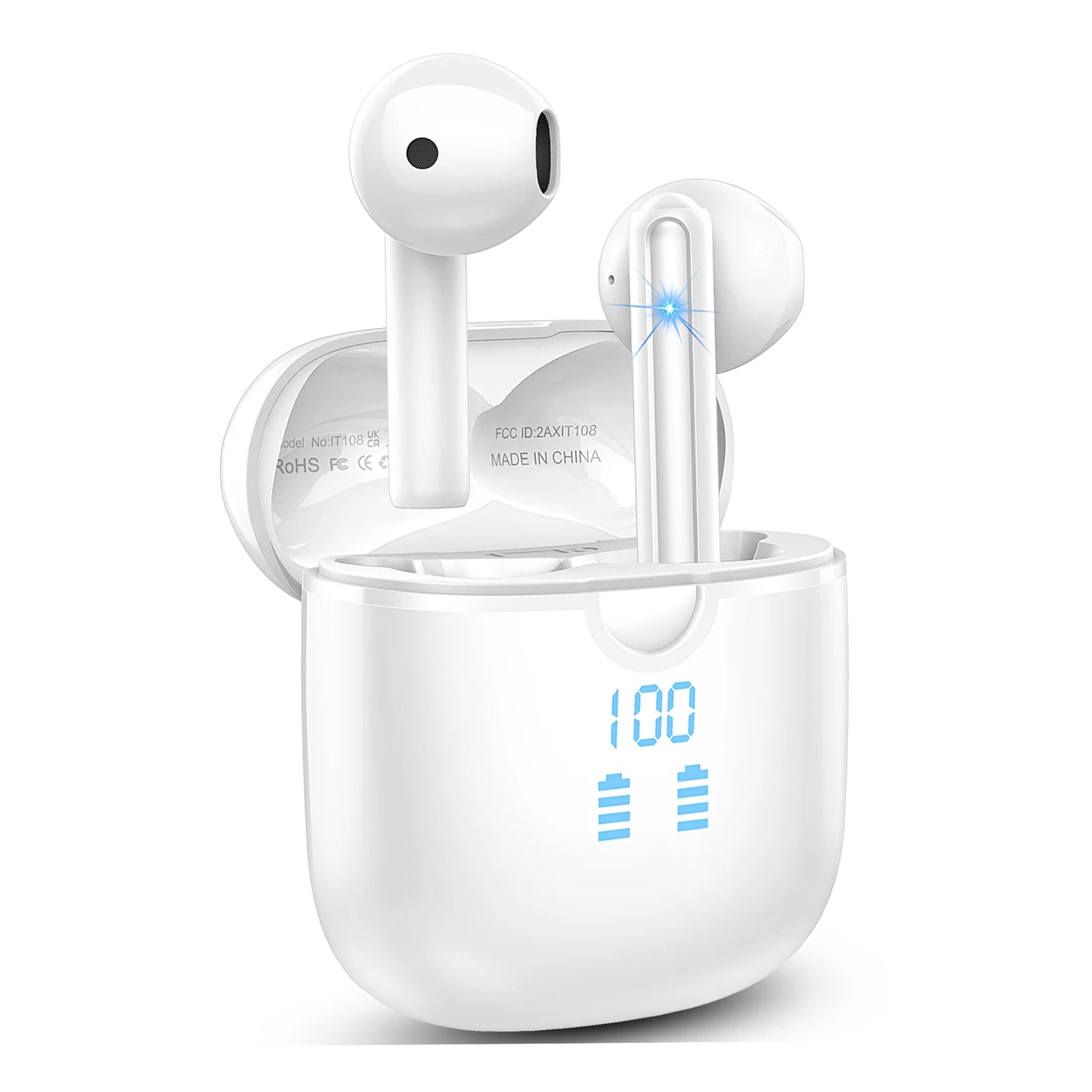 Wireless Earbuds with 40H Playtime | ENC Noise Cancellation for Clear Calls