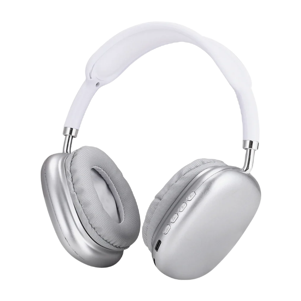 AuraWave Wireless Headphones, Smart Noise Reduction, Hi-Fi Stereo Sound for Sports & Gaming