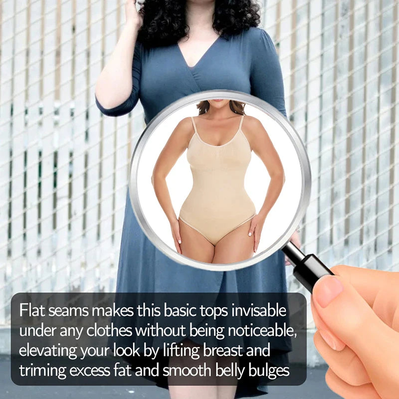 Full Body Shaper | All-in-One Slimming Bodysuit with Thong Back