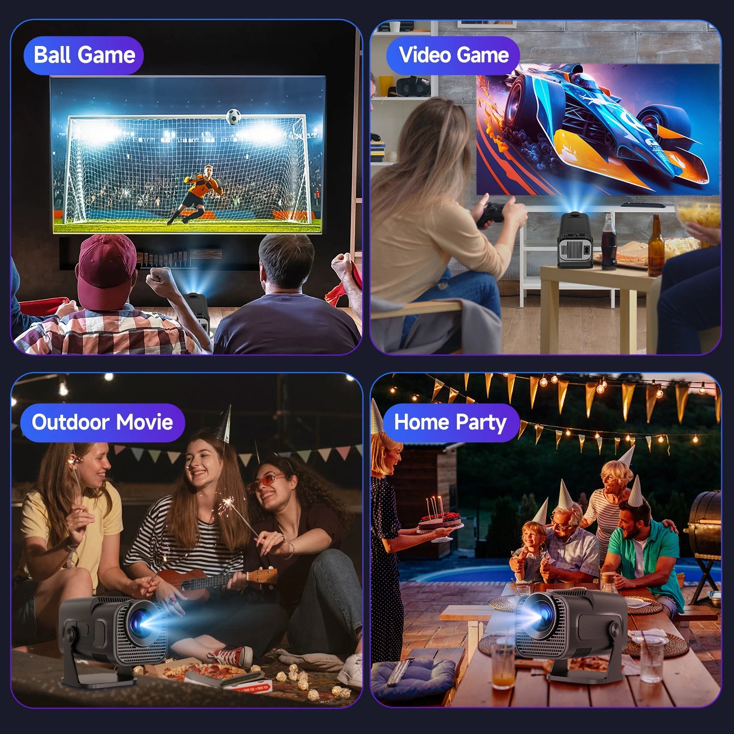 Magcubic HY320 Native 720P Android 11 Smart Projector
