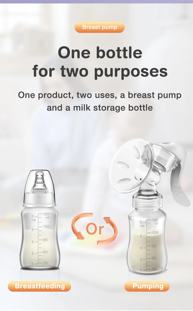 MAMIJOY  Breast Pump Baby Nipple Manual
