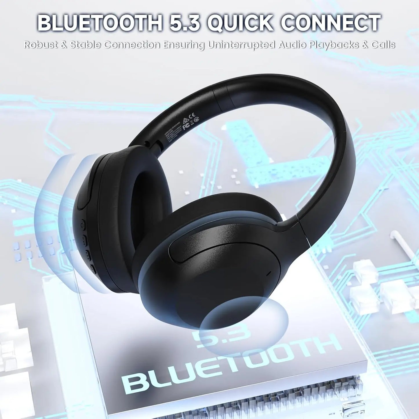 Attack Shark G300 Wireless Headphones | ENC Noise Cancellation for Immersive Sound