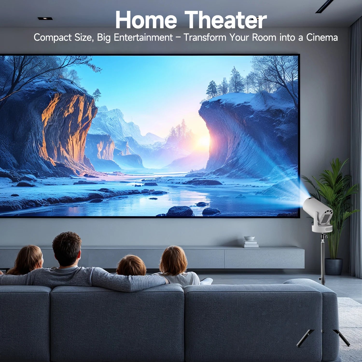 Magcubic HY300 Pro+: Your Smart 720P Home Cinema