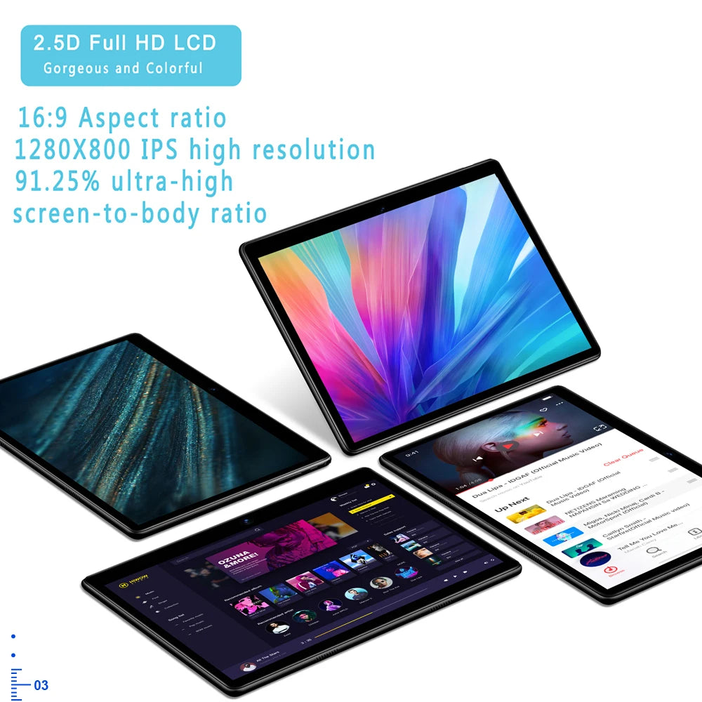 10.1 Inch Tablet Android 11  6GB RAM 128GB ROM 3G 4G