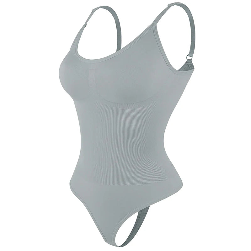 Full Body Shaper | All-in-One Slimming Bodysuit with Thong Back