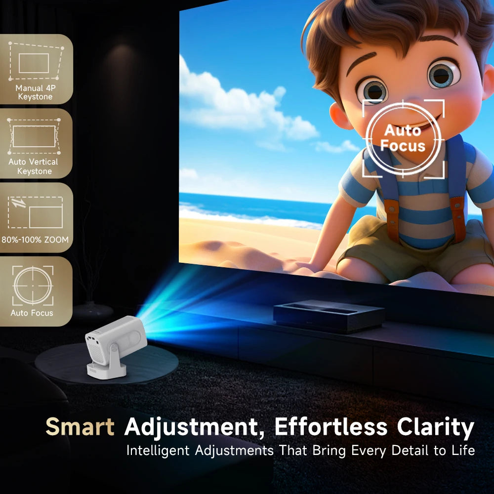 Magcubic HY310 Mini Projector Auto Focus 4K Native 1080P 330ANSI Android11