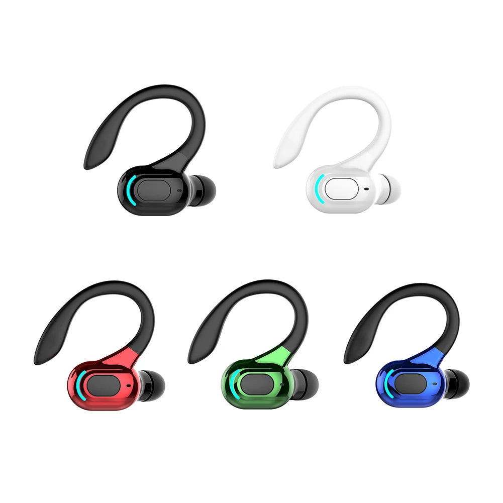 Waterproof Single Ear Earbuds Bluetooth-compatible 5.2 Wireless Business Headset