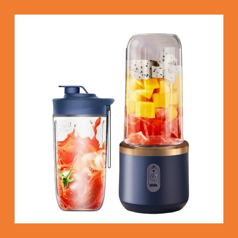 Compact Handheld Blender with 1000ml BPA-Free Cup, USB Rechargeable