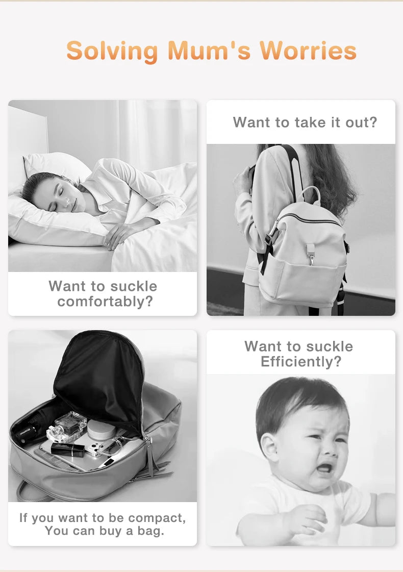 MAMIJOY  Breast Pump Baby Nipple Manual