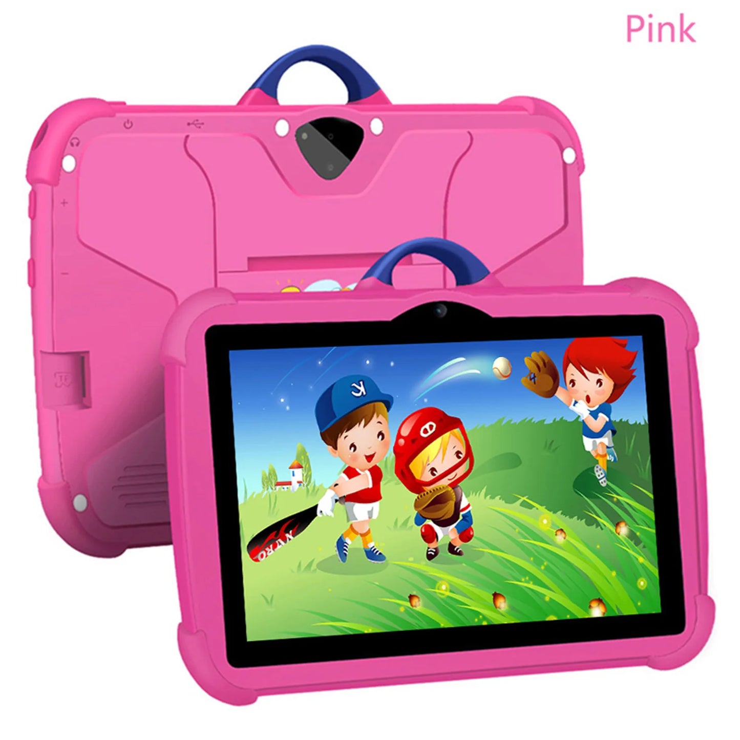 Cartoon Pattern Kids Tablet 7 Inch Quad Core 4GB RAM 64GB ROM Android