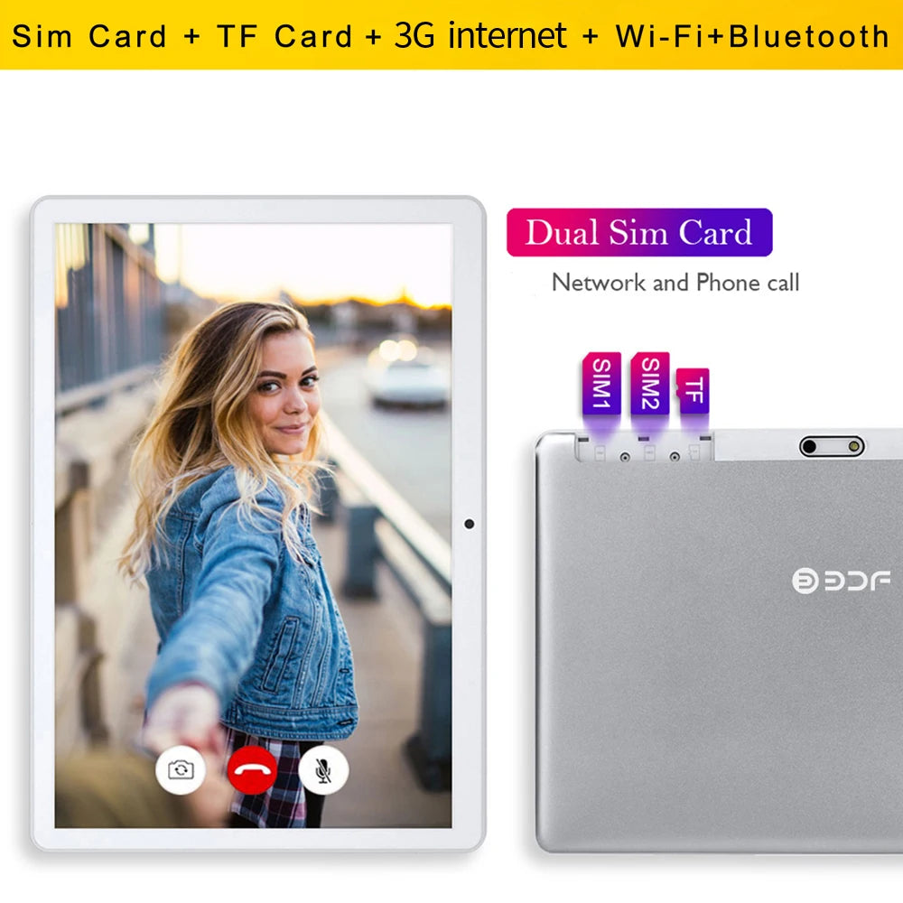 10.1 Inch Tablet Android 11  6GB RAM 128GB ROM 3G 4G