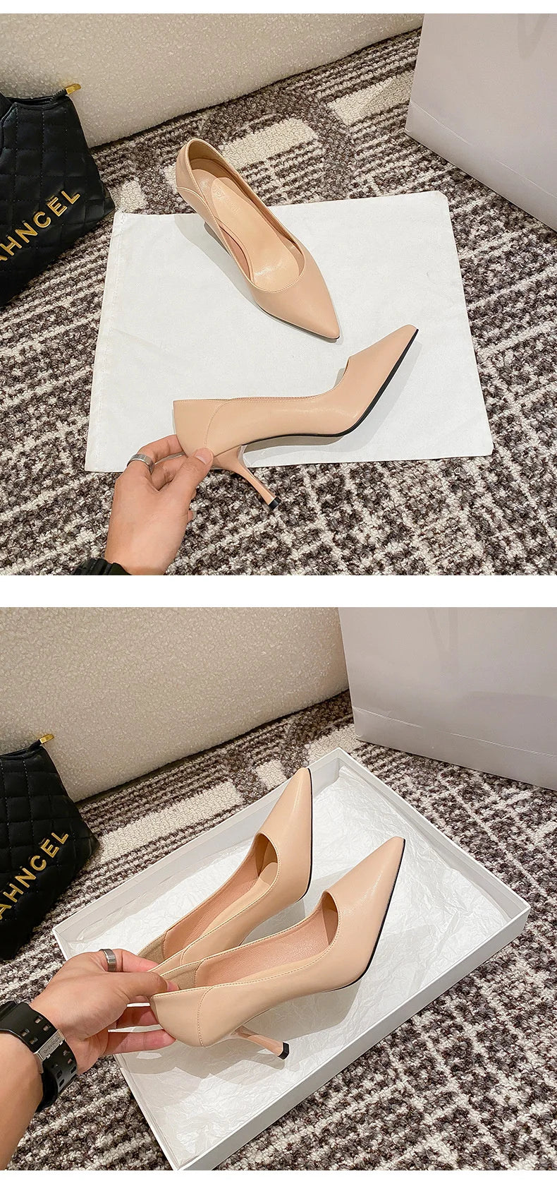 Women's Elegant Pointed-Toe Slingback Pump