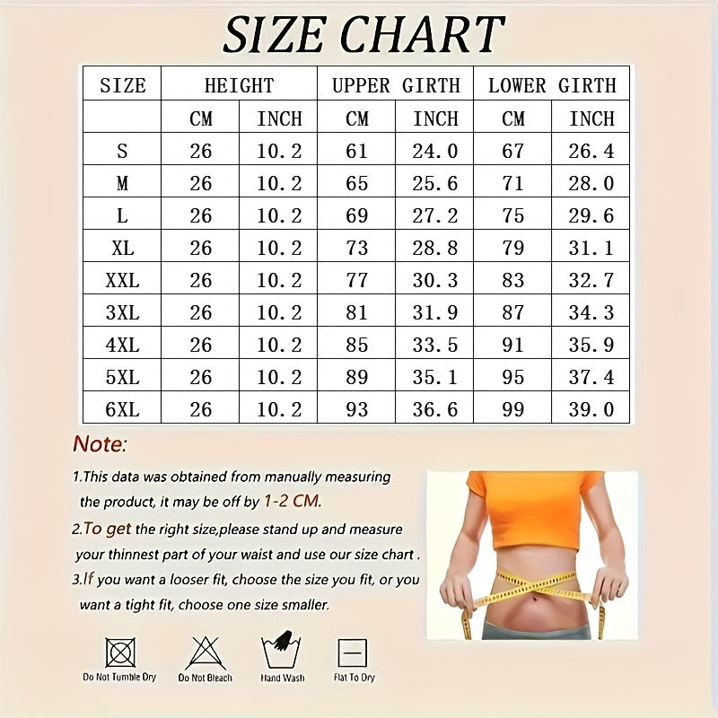Women's Double-Banded Waist Trainer | Firm Neoprene Cincher with Hook & Loop Closure