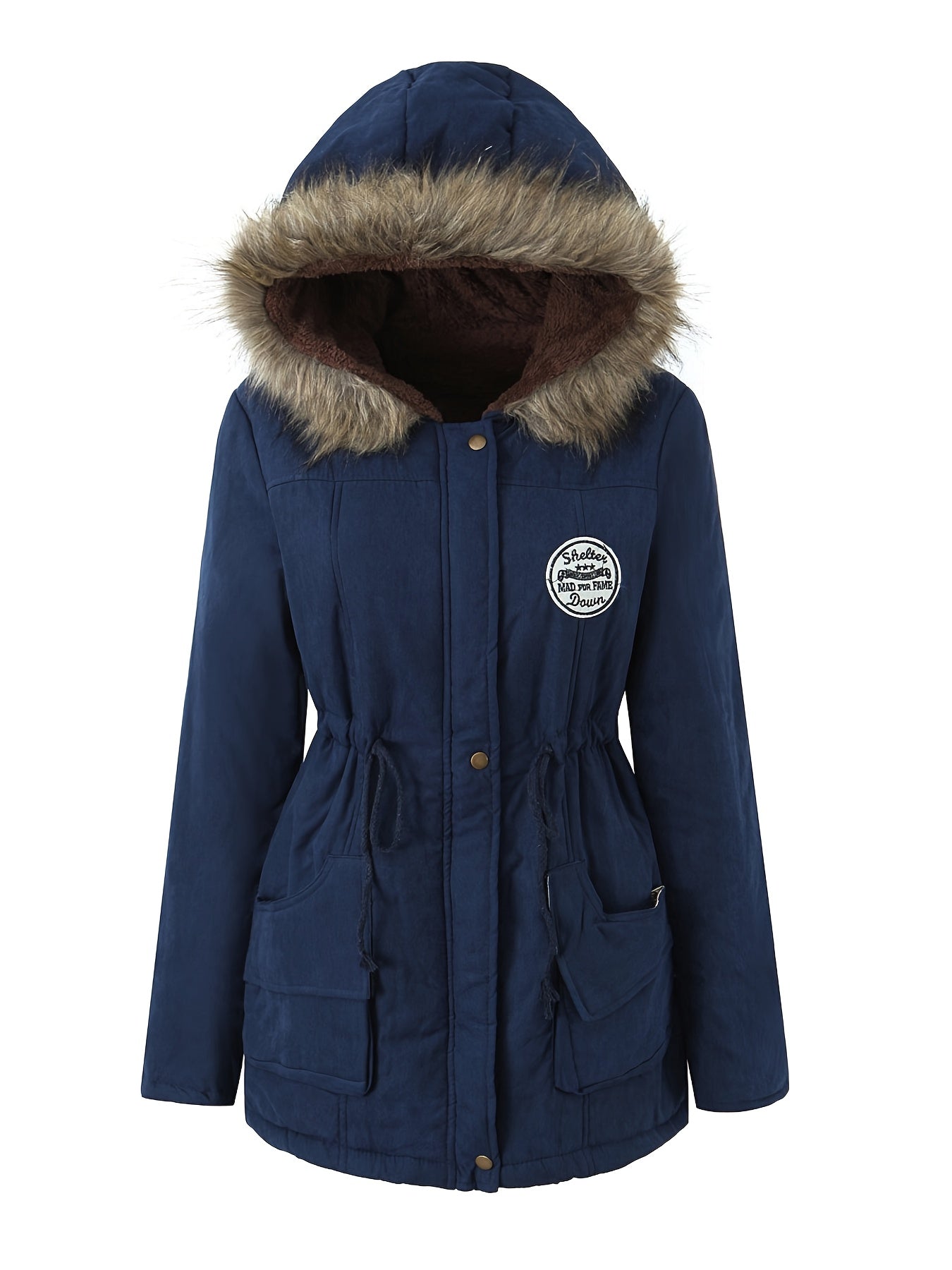 Women heavy duty hooded winter coat