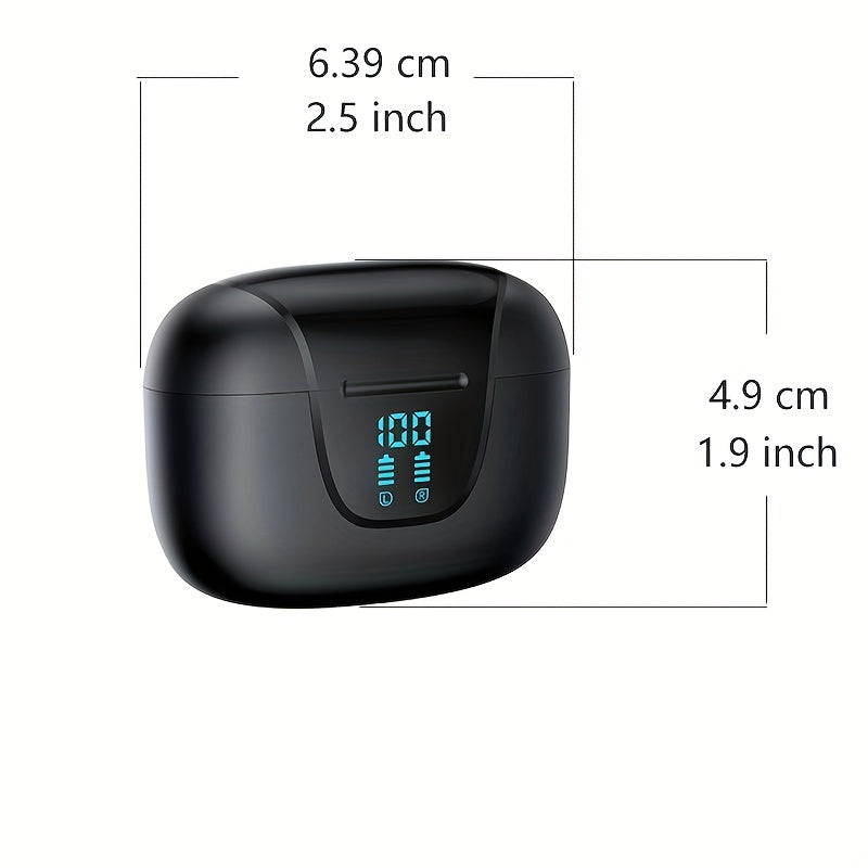 5.3 Bluetooth Earbuds | 30H Battery, 13mm Speakers, All-Mode Compatibility