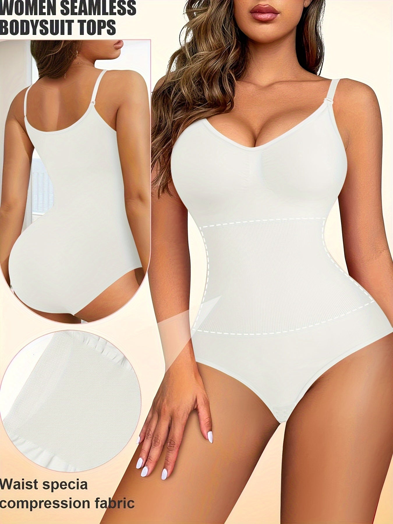 Women's Seamless Shaping Bodysuit | Tummy Control & Butt Lifting Slip