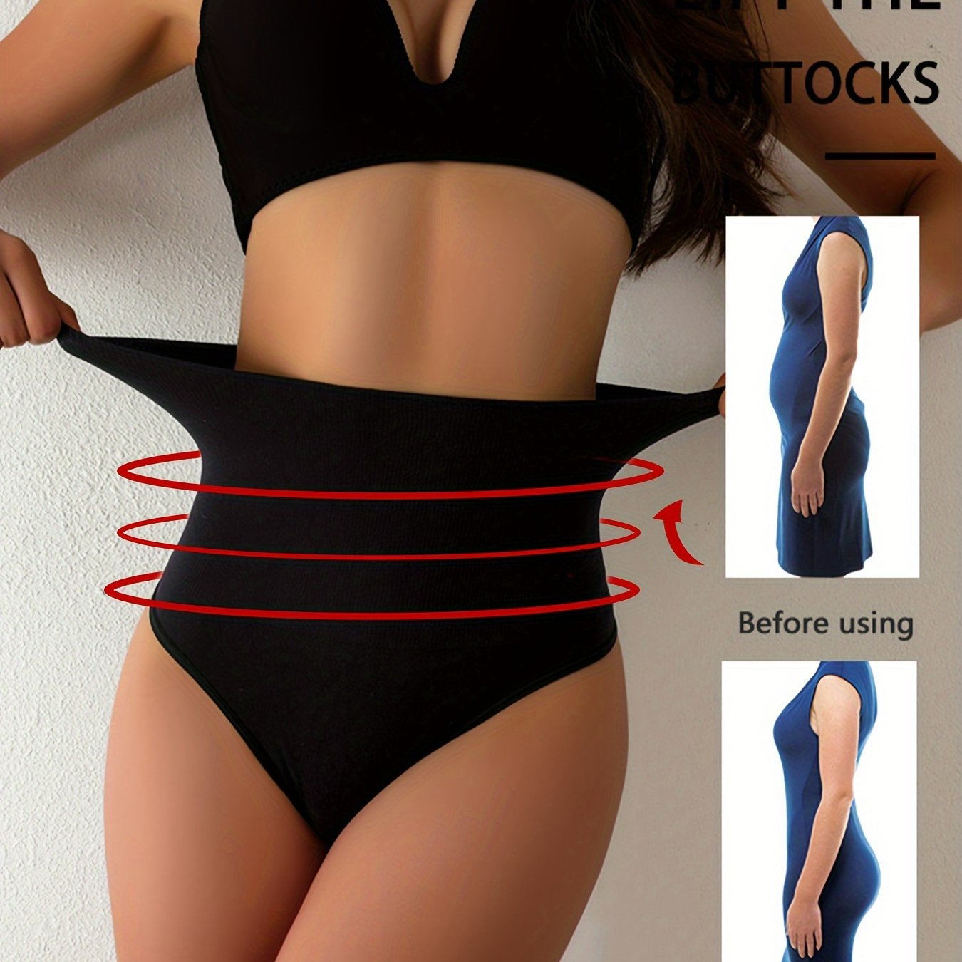 Women's Seamless High-Waist Shaping Shorts